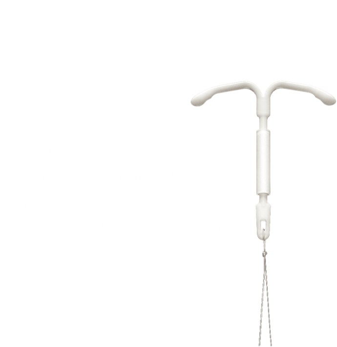 3D rendering of a Hormonal Intrauterine System